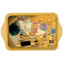 Plateau en métal LE BAISER Gustav Klimt 1906
