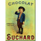 Plaque métal Chocolat SUCHARD garçon 15 x 20 cm déco rétro vintage