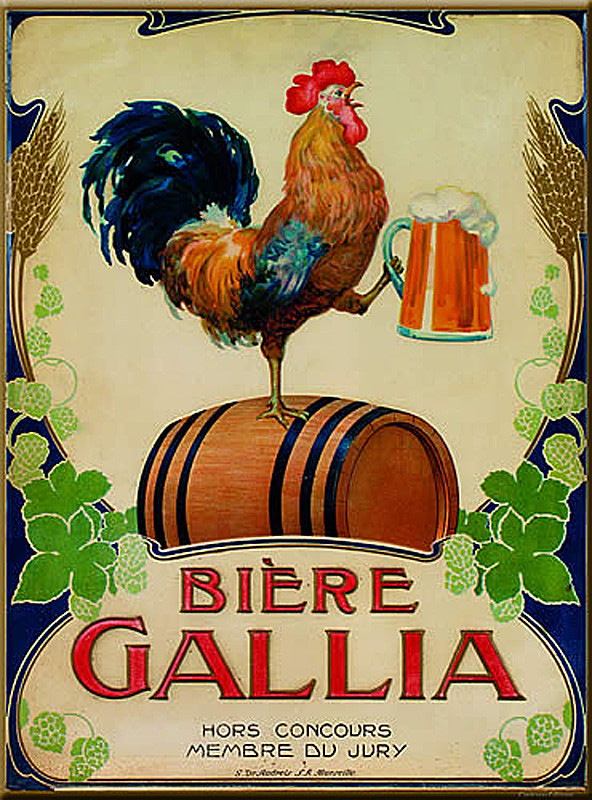 11 Plaques métal réplique biere - Décoration