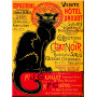 Plaque métal TOURNÉE DU CHAT NOIR Hotel Drouot 15 x 20 cm déco rétro vintage