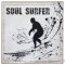 Plaque métal Soul Surfer 30 x 30 cm déco rétro vintage