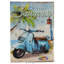 Livre boîte en bois déco vespa TIME SUMMER rétro vintage 14 cm