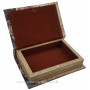 Livre boîte en bois déco ROUTE 66 rétro vintage 17 cm modèle 1