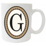 Mug personnalisé initiale Lettre G