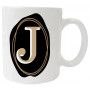 Mug personnalisé initiale Lettre J