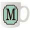 Mug personnalisé initiale Lettre M