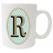 Mug personnalisé initiale Lettre R