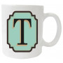 Mug personnalisé initiale Lettre T