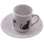 Coffret de 2 tasses à café Chat I LOVE MY CAT