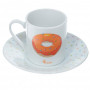 Coffret de 2 tasses à café déco DONUT