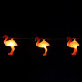 Guirlande lumineuse LED déco Flamant Rose