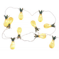 Guirlande lumineuse dorée LED déco Ananas