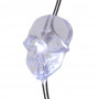 Guirlande lumineuse LED déco Crâne 120 cm