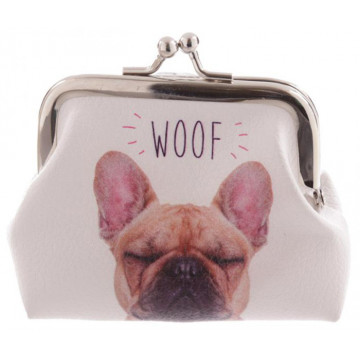 Porte Monnaie à clapet chien WOOF