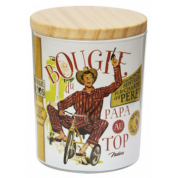 Bougie Citron vert, Ginseng du PAPA au TOP Natives déco rétro vintage