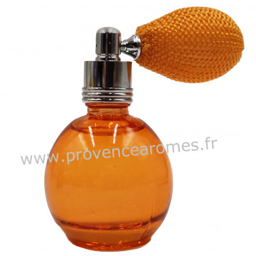 Eau de toilette FLEUR D'ORANGER 12 ml flacon rétro avec poire Esprit Provence