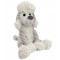 Peluche chien CANICHE pattes rayées