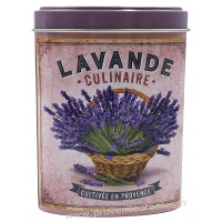 Lavande alimentaire de Provence Boîte saupoudreur déco rétro Esprit Provence