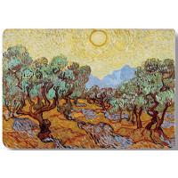 Set de table OLIVIERS AVEC CIEL JAUNE Vincent Van Gogh 1889