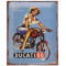 Plaque métal DUCATI 60 25 x 20 cm déco rétro vintage