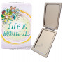 Miroir de poche Life is Beautiful ALLEN DESIGNS