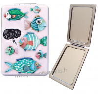 Miroir de poche Poissons ALLEN DESIGNS