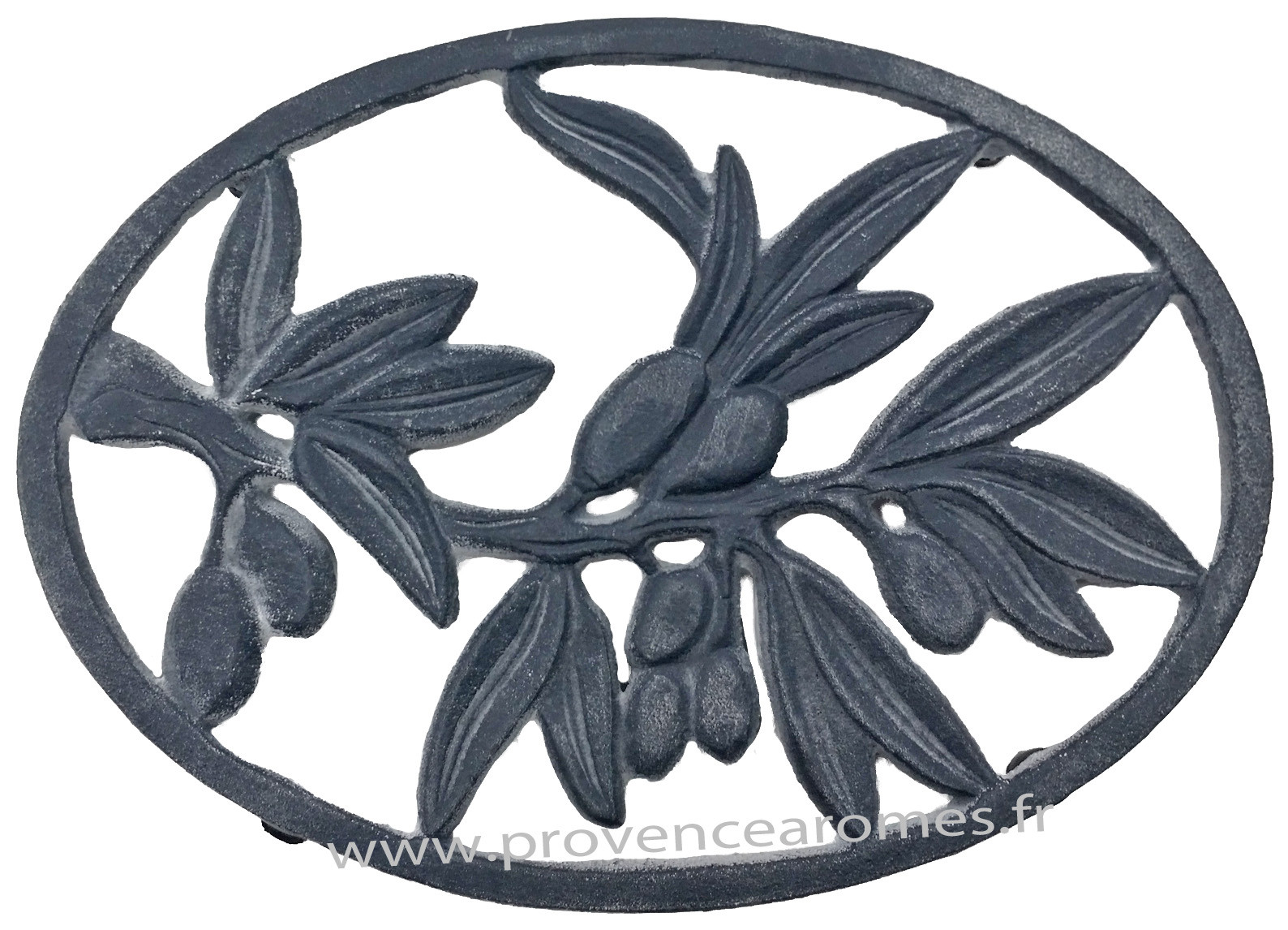 Dessous De Plat Ou Décoration En Fonte - Olive - Marron - Neuf