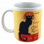 Mug droit TOURNÉE DU CHAT NOIR de Rodolphe Salis