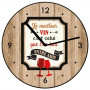 Horloge Le meilleur Vin c'est celui que l'on boit entre amis