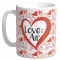 Mug LOVE IN THE AIR collection Mugs petits messages