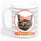 Mug HAPPY CAT CHAT NOIR déco vintage