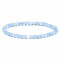 Bracelet en Aigue marine pierre naturelle perles rondes 4-5 mm