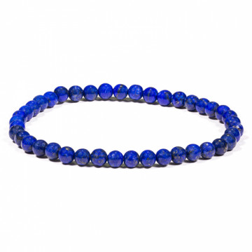 Bracelet en Lapis Lazuli pierre naturelle perles rondes 4-5 mm