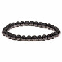 Bracelet en Shungite pierre naturelle perles rondes 5-6 mm