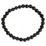 Bracelet en Shungite pierre naturelle perles rondes 5-6 mm