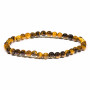 Bracelet en Oeil de tigre pierre naturelle perles rondes 4 mm