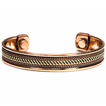 Bracelet en cuivre magnétique modèle 1
