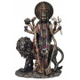 Statuette DURGA 28 cm effet bronze