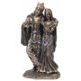 Statuette RADHA & KRISHNA 29 cm effet bronze