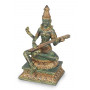 Statuette SARASWATI 24 cm effet bronze