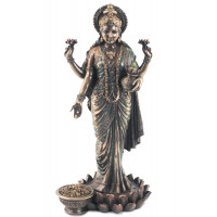 Statuette LAKSHMI 26 cm effet bronze