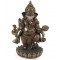 Statuette GANESH 19 cm effet bronze