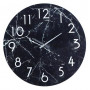 Horloge en verre noire 38 cm