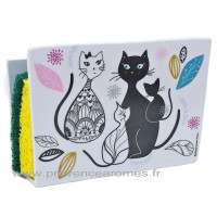 Porte éponge CHAT MANDALA Foxtrot collection