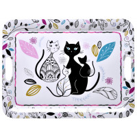 Plateau 50 cm CHAT MANDALA Foxtrot collection