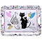 Plateau 50 cm CHAT MANDALA Foxtrot collection