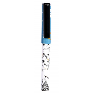 Stylo bille MANDALA ZEN SPIRIT Foxtrot collection Capuchon bleu