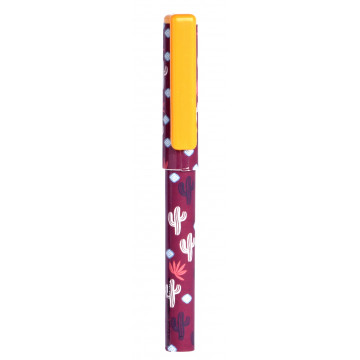 Stylo bille VOYAGE AU PÉROU Foxtrot collection Capuchon jaune