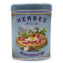 Herbes Pizza boîte saupoudreur déco rétro Esprit Provence