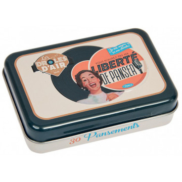 Boîte de pansements LES DRÔLES D'AIRS Natives déco rétro vintage